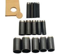 Set Di Punzoni Da Pelle 15 pezzi diverse misure | Set punzoni rotondi per occhielli Calzolaio Sarto Ciabattino Tappezziere Borsa Tappezzeria Costumi Creazione Progetti