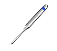 Set di punzoni in lega di acciaio, diametro testa 2-8 mm, 150 mm, resistente, con cono e punta a scalpello per la manutenzione di macchinari (6 mm)