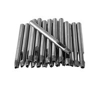 Set di punzoni in pelle da 20 pezzi, set di punzoni a cavo in pelle in acciaio da 6 mm con più forme per fai -da -te fatti a mano, portafoglio, decorazione della cintura