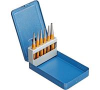 Gedore Set di punzoni, 6 pezzi, set punzoni per spilli in cassetta metallica, temprato, rinvenuto, acciaio, utensile, 8754060 Quantità:1