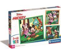 Set di puzzle 3×48 pezzi MICKEY E AMICI - CLEMENTONI