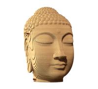 Set di puzzle 3D Cartonic - Buddha - Puzzle 3D in cartone - Il cartone si trasforma in una figura in rilievo - tutte le età - 79 pezzi Cardboard 3D Jigsaw Puzzle