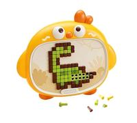 Set di Puzzle di Chiodini per Bambini Rompicapo Creativo Mosaico Incastro | Tavola Forata Mosaico Puzzle Per Bambini, Compleanno, Asilo , Al Chiuso, Scuola Materna E Vacanza