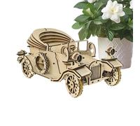 Set di puzzle in legno 3D per auto, modello meccanico di auto, puzzle del cervello, gioco di pazienza retrò per collezionisti, famiglia e ragazzi