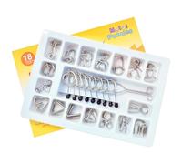 Set di puzzle nidificati - Gioco di puzzle | Gioco di districamento per e adulti, sviluppo delle abilità motorie della prima infanzia, regali di festa, delle abilità cognitive