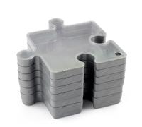 Set di puzzle - Vassoi impilabili collegabili, organizer per, robusto e facile da usare, giunti a scatto, struttura della base antiscivolo, ampio di p