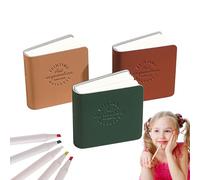 set di quaderni | Notebook da disegno compatto a 3 pacchetti-48 pagine ciascuno, book di schizzi portatili da 2 × 2 pollici per viaggi, scuola, ufficio, business e journaling d'arte