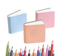 set di quaderni | Notebook da disegno compatto a 3 pacchetti-48 pagine ciascuno, book di schizzi portatili da 2 × 2 pollici per viaggi, scuola, ufficio, business e journaling d'arte