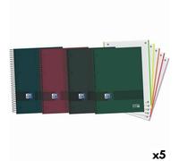 Set di quaderni Oxford European Book 5 Multicolore A4 120 Fogli [5 Unità]