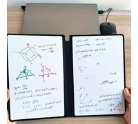 Set di quaderni per lavagna riutilizzabile A5 con penna per lavagna che cancella il blocco note in pelle in tessuto, agenda settimanale, portatile ed elegante per ufficio