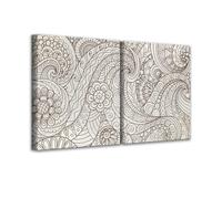 Set di quadri astratti decorazioni moderne da parete |Q840| Stile Mandala