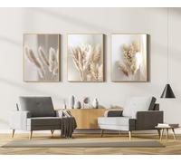 Set di quadri decorativi moderni in stile bohémien, senza cornice (40 x 60 cm, 3 pezzi, poster 12)