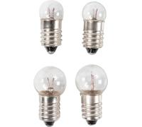 Set di quattro lampadine per fanali bici anteriori e posteriori