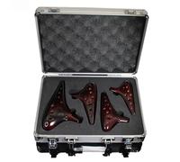 Set Di Quattro Pezzi Ocarina Smoked Crackle A 12 Fori Dipinto A Mano Compreso AC SF SG SC Set A Dodici Fori Ocarinawind(Set 1)