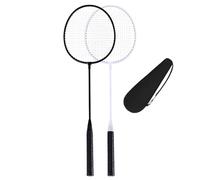 Set di racchette badminton - Racquet badminton leggero con cornice in alluminio | Kit di completo con custodia, attrezzatura sportiva sul cortile per adulti e bambini, attrezzatura a racchet