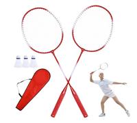 Set Di Racchette Da Badminton - Kit Da Badminton Portatile In Lega Per 2 Giocatori | Set Di Racchette Con | Attrezzatura Sportiva Leggera Per Esterni | Gioco Ricreativo Per L'allena