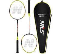 Set di racchette da badminton per 2 giocatori, leggera e robusta, doppia racchetta con borsa per il trasporto inclusa