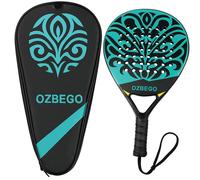 Set di racchette da padel in carbonio con custodia 2 overgrips cinturino da