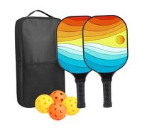 Set di racchette da pickleball in fibra di vetro con 2 racchette 4 racchette da