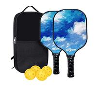 Set di racchette da pickleball per uomini e donne, regali sportivi, con custodia, tipo J