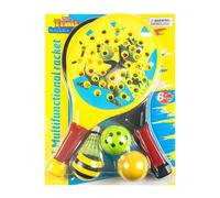 Set di racchette leggere con 4 palline - accessori sportivi leggeri per attività all'aperto portatile