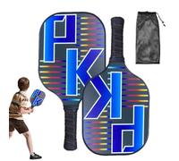 Set di racchette sportive Pickle Ball, set per famiglie di racchette Pickle Ball - Racchette per sottaceti, confezione da 2, leggera e resistente della palla della salamoia sportiva per la