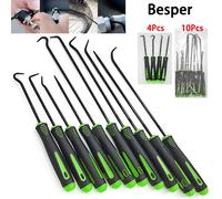 Set di raccoglitori e ganci di precisione da 10/4 pezzi, paraolio per auto/guarnizione di tenuta O-ring Pick Mini ganci di precisione Estrattore professionale