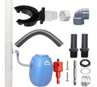 Set di raccolta 'acqua piovana, di raccolta 'acqua piovana | Kit di collegamento. Efficiente deviatore dell'acqua piovana per raccogliere l'acqua piovana dal set di barile piovana
