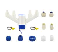 Set di raccolta dei rifiuti per lavello, design di bloccaggio, tubo di scarico, versatile, adatto per varie cucine e lavabi, set a prova di odore