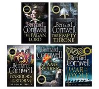 Set di raccolta di libri della serie 5 di The Last Kingdom (Libro 7-11) (Il Signore Pagano, Il Trono Vuoto, Guerrieri della Tempesta, Il Portatore di Fiamma e La Guerra del Lupo)
