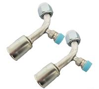 Set di raccordi CA a 90 gradi con due porte (# 10 e # 8) adatto per servizi di refrigerazione R134a