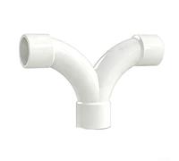 Set di raccordi per tubi in PVC resistente, con gomiti a 90 gradi dritti a T e forme a Y per un flusso d'acqua stabile nei progetti idraulici domestici (32 mm Y)