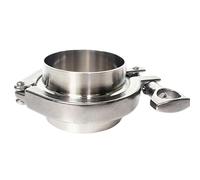 Set di raccordi Tri-Clamp da 1" Tri Clamp x 32 mm 1,25" Tubo OD + striscia in PTFE SUS306