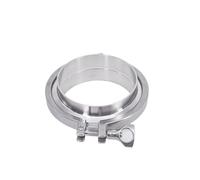 Set di raccordi Tri-Clamp da 4" x 102 mm di diametro esterno del tubo + striscia in PTFE SUS304