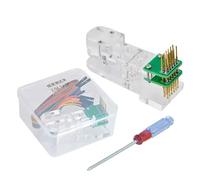 set di rack di prova, sonda di fissaggio a morsetto per PCB, clip di prova di masterizzazione del programma a doppia fila, sonda di fissaggio per PCB, download del programma di programmazione(3P)