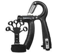 Set di rafforzatori della presa manuale - Gripster regolabile e esercitatore elastico per la flessione ed estensione delle dita Allenatore terapia stiro tennisti pianisti dattilografi arrampicatori ri