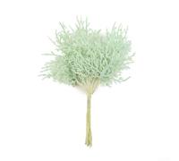 Set di rami di pino artificiali in plastica e ferro, per ghirlande natalizie, decorazioni per la casa, forniture per feste, decorazioni per matrimoni e esigenze artigianali fai da te (verde)