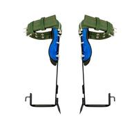Set di ramponi per arrampicata sugli alberi, con cintura di sicurezza, ramponi a 2 denti, inclusi guanti e cinghie per piedi, per arrampicata su alberi, raccolta di frutta, portata 150 kg