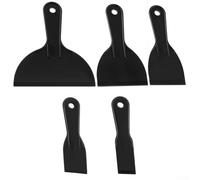 Set di raschietti per stucco in plastica per una facile levigatura e applicazione della carta da parati (6 pezzi/set)