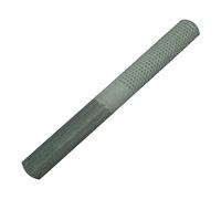 Set di raspe per legno a 4 vie, con lime rotonde piatte e ad ago per la lavorazione del legno grigio metallizzato 20,3 cm