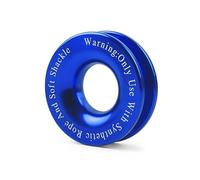 Set di recupero per verricello con arco morbido sintetico e anello di recupero, grilli robusti con manicotto protettivo per il recupero del veicolo