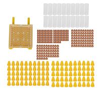 Set di regina set kit di allevamento d'api completo copertura protettiva in plastica per apicoltori di allevamento regina staffa di cellule regina queen gabbia