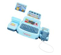 Set di registratori di cassa per bambini con gioco di denaro giocattolo di apprendimento interattivo per contare pratica sicura registratore di cassa prescolare set da gioco