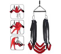 Set di restrizioni del kit di schiavitù sessuale Soffitto Sex Swing Cinghie sexy Giocattoli Bondage e sospensione Bondage Swing Sospensione a 360 gradi Strumenti di gioco per adulti Sex Straps SM