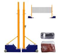 Set di rete da allenamento regolabile con base riempibile per interni ed esterni, badminton e pallavolo