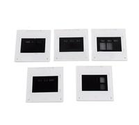 Set Di Reticoli Diffrazione Da 5 Pezzi 50x50mm Kit Esperimenti Fisica For Insegnamento E Ricerca Ottica Circolare Singola Doppia Tripla Fessura