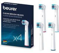 Set Di Ricambio Da 4 Testine Clean Compatibili Con Spazzolini Da Denti TB 30 /