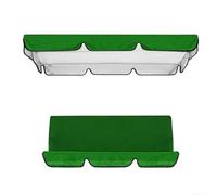 Set di Ricambio per Altalena da Giardino in Tessuto Oxford 210D 3 Posti Impermeabile Resistente al Sole, per la Protezione di Mobili da Giardino (verde, 195 x 125 x 15 cm)