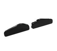 Set di ricambio per coprifari per aperture paraurti anteriore | E46 montaggio, nero sinistra destra ABS coppia, tappi 61677066847 61677066848