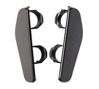 Set di ricambio per coprifari per aperture paraurti anteriore | E46 montaggio, nero sinistra destra ABS coppia, tappi 61677066847 61677066848